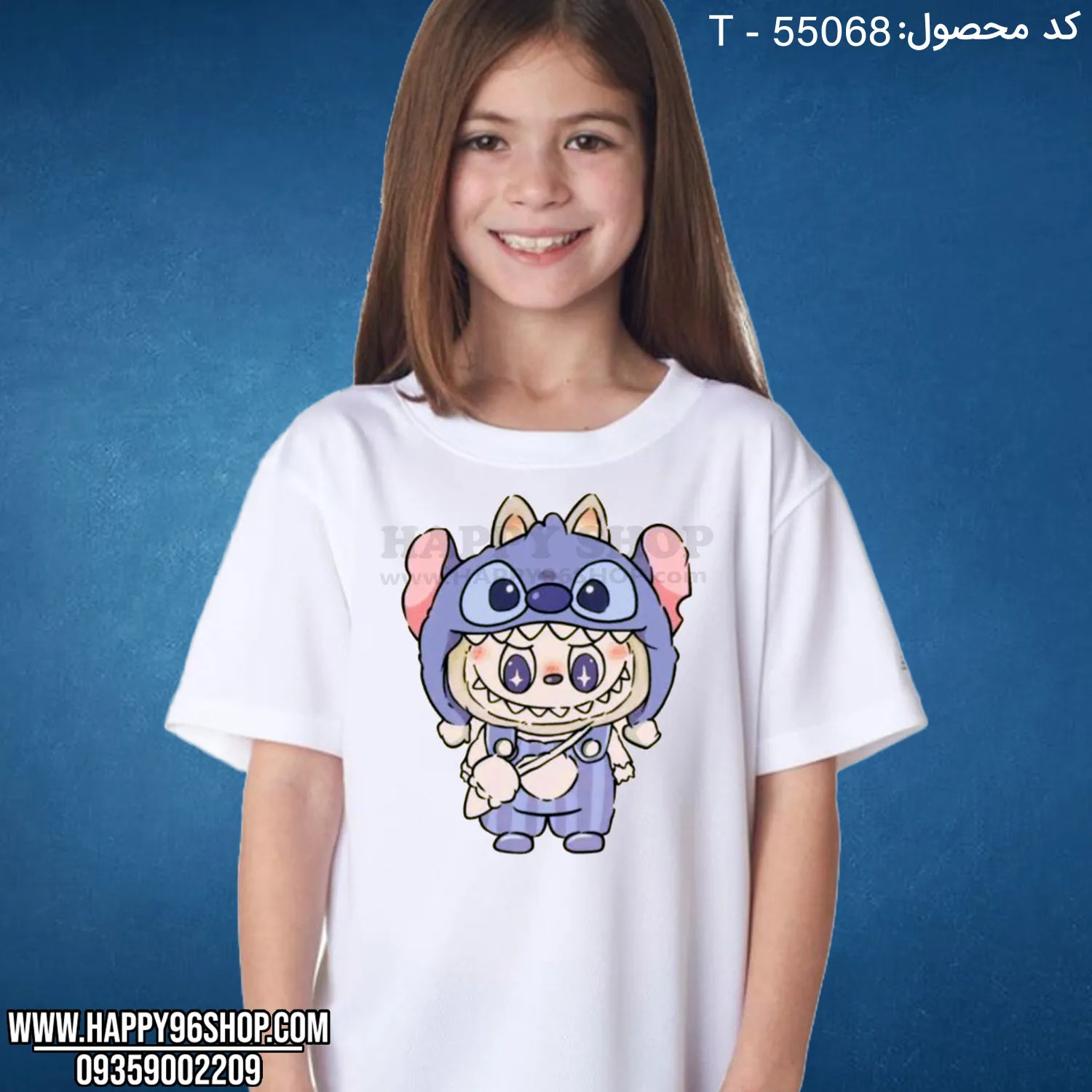تیشرت لبوبو استیچ و لیلو کد T - 55068