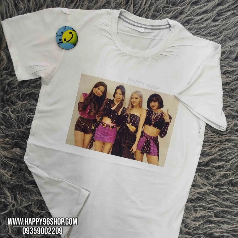 تیشرت با عکس گروه BLACKPINK کد T - 141