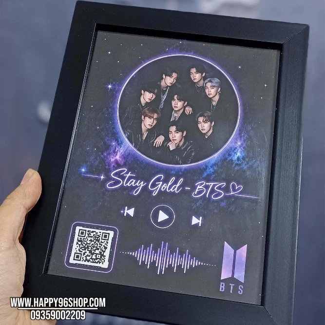 تابلو موزیکال BTS با آهنگ Stay Gold کد MB - 248