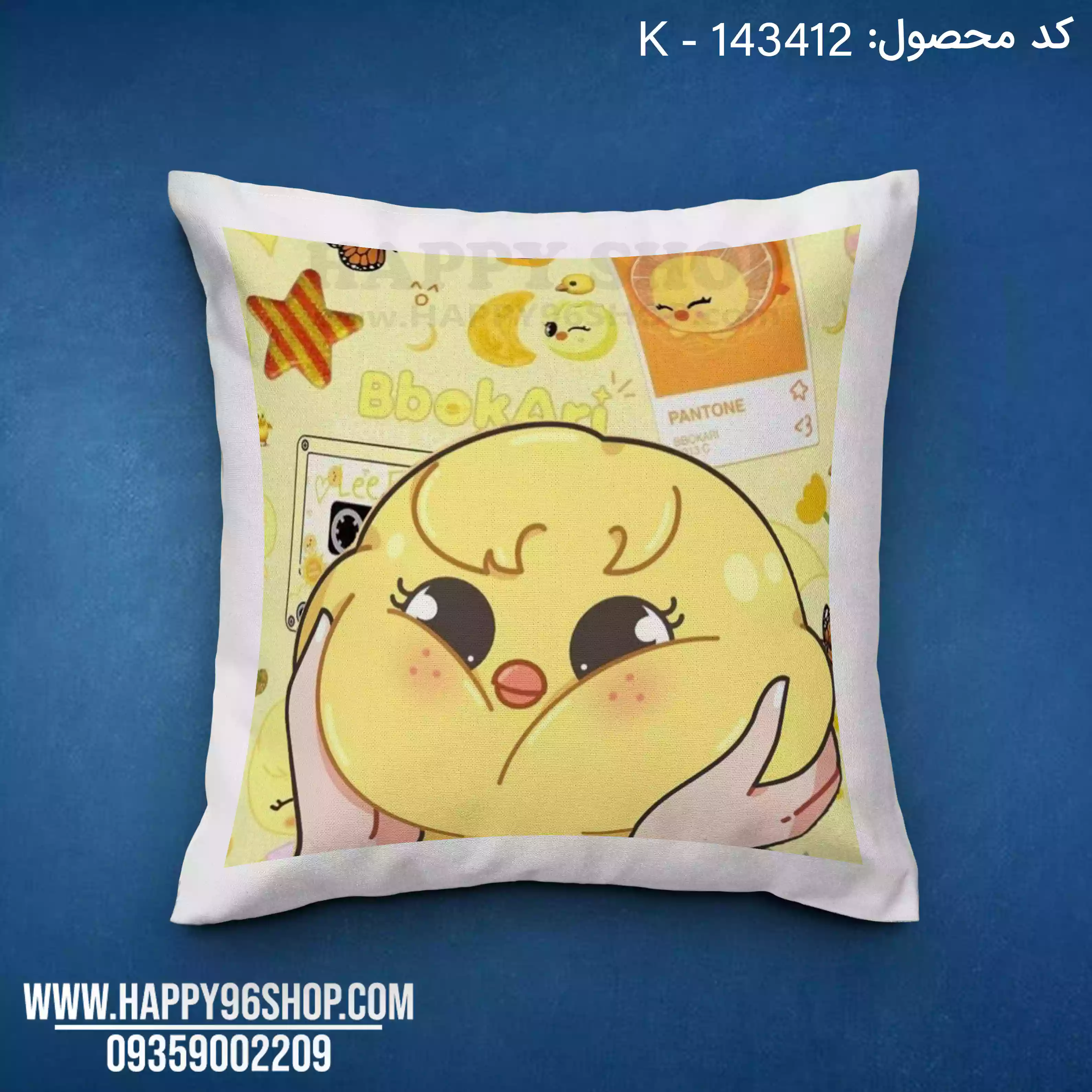 کوسن Stray Kids با طرح بوکاری از فلیکس کد K - 143412